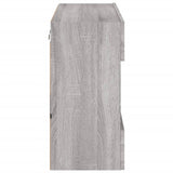 TV Wall Cabinet with LED Lights Grey Sonoma 78.5x30x60.5 cm 837104