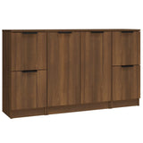 Sideboards 3 pcs Brown Oak Engineered Wood 3115851