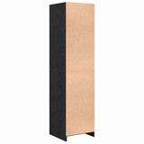 Wardrobe with Shelf Black Oak 50 x 50 x 200 cm Engineered Wood 875011