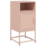 ZNTS Bedside Cabinets 2 pcs Pink 36x39x78 cm Steel 846569