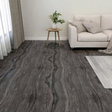 Self-adhesive Flooring Planks 55 pcs PVC 5.11 m Dark Grey 324665