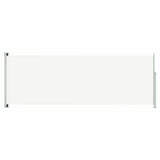 Patio Retractable Side Awning 220x600 cm Cream 317977
