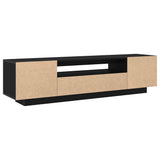 TV Cabinet Black 160 x 35 x 40 cm Engineered Wood 861103