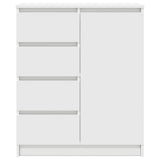 Sideboard with Drawers White 71x35x84 cm Engineered Wood 861580