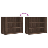 Wall Cabinet Brown Oak 75x35x60 cm Engineered Wood 848422