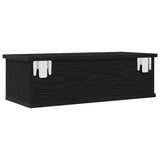 Wall Cabinet Black Oak 60 x 26 x 18.5 cm Engineered Wood 862435