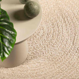 Rug ZIZUR Beige 80x150 cm Jute Look Indoor and Outdoor 4010402