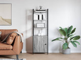 Book Cabinet Grey Sonoma 40 x 24 x 161 cm Engineered Wood 883853