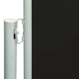 Patio Retractable Side Awning 180x600 cm Black 317964