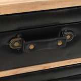 Drawer Cabinet Solid Fir Wood 80x36x75 cm 245778