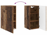 Wall-Mounted Cabinet Old Wood 33 x 34.5 x 90 cm Engineered Wood 898423
