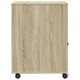 Printer Stand with Wheels Sonoma Oak 60x50x67 cm 840627