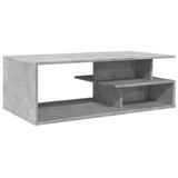 Coffee Table Concrete Grey 102x55x35 cm Engineered Wood 848013