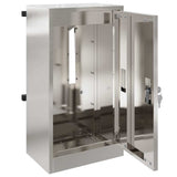 Mailbox with Storage Silver 30 x 20 x 55 cm Stainless Steel 874951