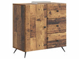 Sideboard Old Wood 66 x 34.5 x 90 cm Engineered Wood 895553
