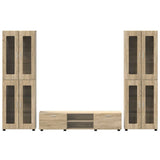 TV Cabinet Set FLORIN 3 pcs Sonoma Oak Engineered Wood 3397986