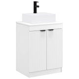 Bathroom Furniture Set White Engineered Wood 3404240