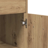 Bathroom Cabinet Artisan Oak 60x33x80 cm Engineered Wood 856288