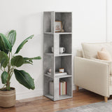 Corner Cabinet Concrete Grey 33x33x132 cm Engineered Wood 809039