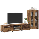 TV Cabinet Set with Shelf FLORIN 3 pcs Old Wood Engineered Wood 3397942