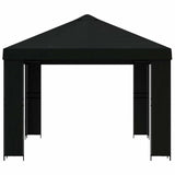 Gazebo 4 x 3 m Black Polyester and Steel 190 gsm 900382
