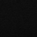 Corner Bed Frame with Headboard Black 90 x 200 cm Fabric 42016465