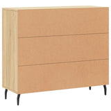Sideboard Sonoma Oak 90x34x80 cm Engineered Wood 828127