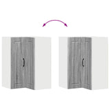 Wall Corner Cabinet LUCCA Grey Sonoma 57 x 57 x 80 cm 885081