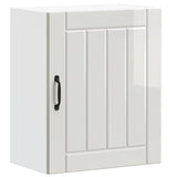 Kitchen Wall Cabinets 2 pcs Lucca High Gloss White Engineered Wood 853802