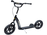 Kids Scooter Kick Scooter with 12" EVA Tyres, Rear Brake, Big Wheels Scooter for 5-12 Years Old, T3398P348517