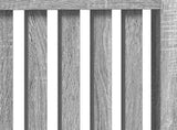 Radiator Cover Grey Sonoma 112 x 19 x 81.5 cm Engineered Wood 884106