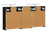 Bathroom Cabinet Set 3 pcs 80 x 10.5 x 50 cm Engineered wood 3403657
