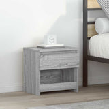 Bedside Cabinets 2 pcs Grey Sonoma 40x30x39 cm Engineered Wood 815132
