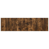 Wall-Mounted Headboard HOORN Smoked Oak Engineered Wood 897380