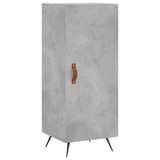 Sideboard Concrete Grey 34.5x34x90 cm Engineered Wood 828512