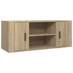 ZNTS TV Cabinet Sonoma Oak 100x35x40 cm Engineered Wood 823094