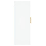 Wall Mounted Cabinet White 69.5x34x90 cm Engineered Wood 830364