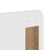 Bed Frame Artisian Oak 140 x 190 cm Solid Pine Wood 3412086