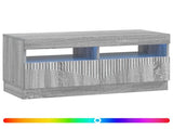 LED TV Cabinet Grey Sonoma Engineered Wood 897441