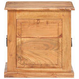 Chest Natural wood Solid acacia wood Small Storage Chest Square 289649