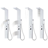 ZNTS Shower Panel System Aluminium Matte White 142372