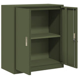 Storage Cabinet Olive Green 80 x 40 x 90 cm Steel 891686