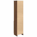 Highboard Brown Oak 37.5x35x180 cm Engineered Wood 861676