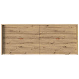 Bed Frame with Drawer Artisan Oak 100 x 200 cm Engineered Wood 3335228