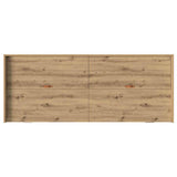 Bed Frame with Drawer Artisan Oak 90 x 190 cm Engineered Wood 3335252