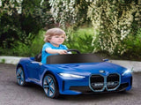 BMW i4 Licensed 12V Kids Electric Ride-On Car, Blue T3398P348392