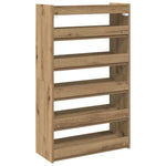 ZNTS Shoe Rack Artisan Oak 60x25x100 cm Engineered Wood 859877