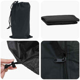 Pingpong Table Cover Plain Black 165 x 70 x 185 cm Fabric 4105929