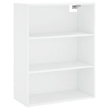 Highboard White 69.5x34x180 cm Engineered Wood 3189973