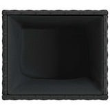 Garden Planters 2 pcs Black 36x30x32 cm Poly Rattan 3210531
